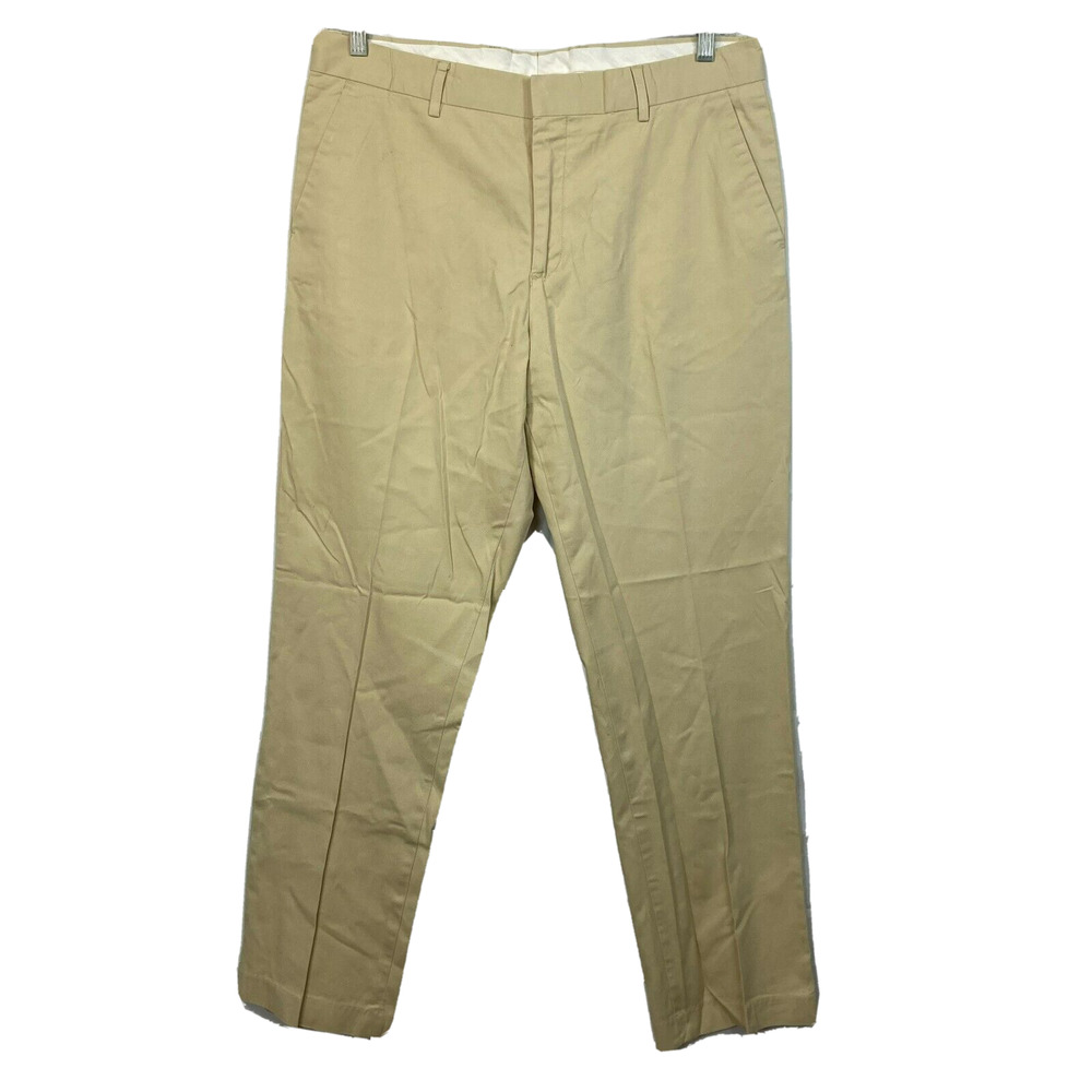 Express Pants Mens Sz 36x32 Beige Producer Chino Cotton Stretch Pockets